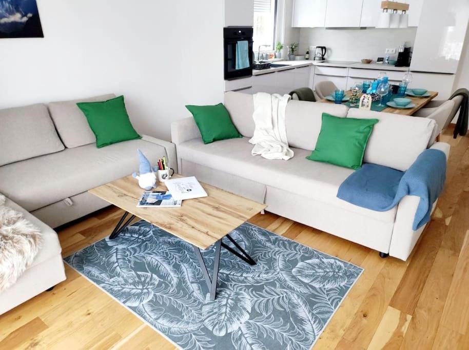 Posezení v ubytování Eni-Time Mariazell mit Jakuzzi und Sauna