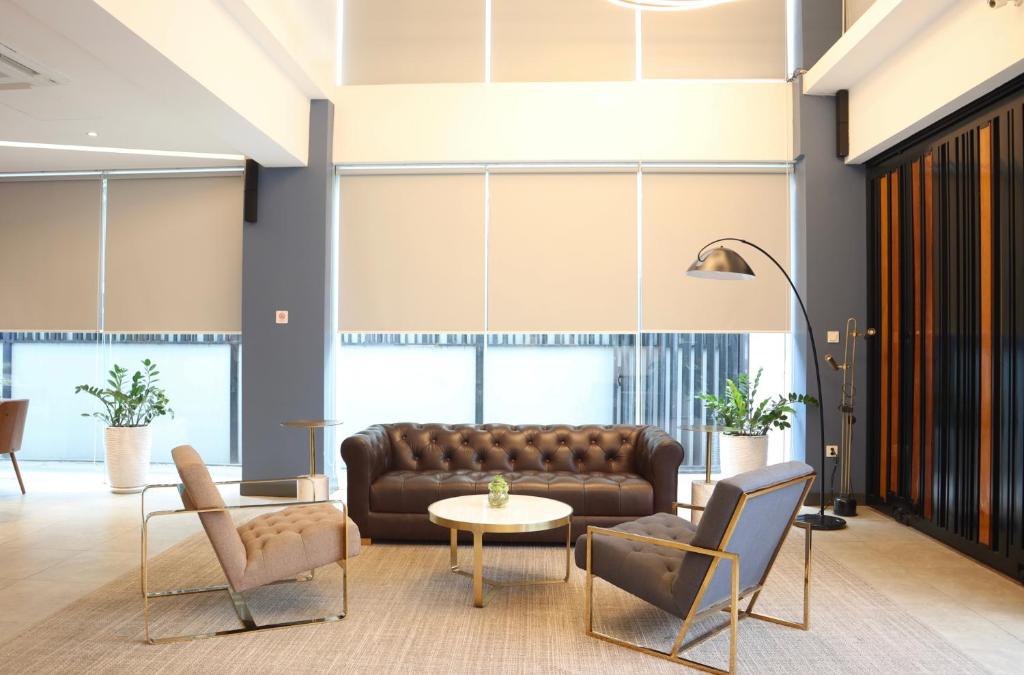Posezení v ubytování CDX RESIDENCE