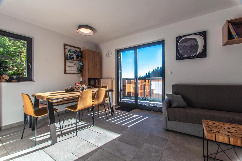 Posezení v ubytování Apartma Kadulja Golte