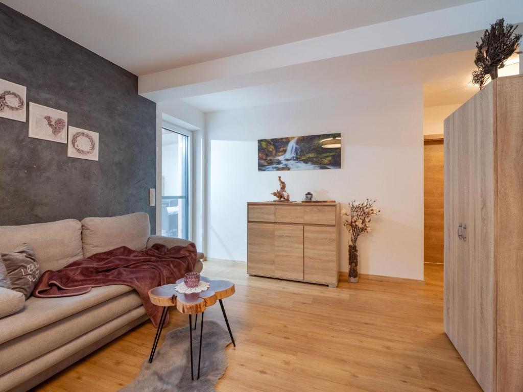 Posezení v ubytování Ferienwohnung Klocker