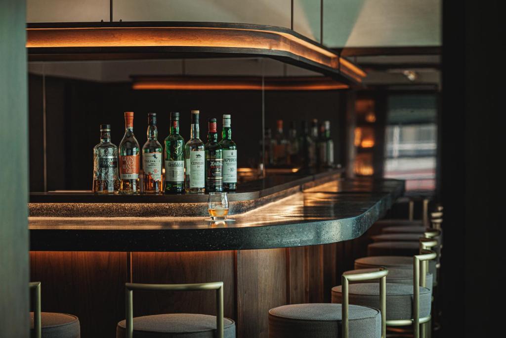 Lounge nebo bar v ubytování Marufukuro