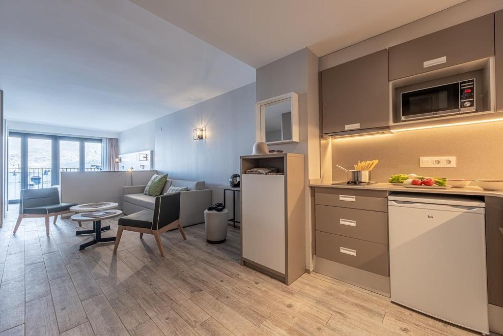 Köök või kööginurk majutusasutuses Apartamentos Caribou