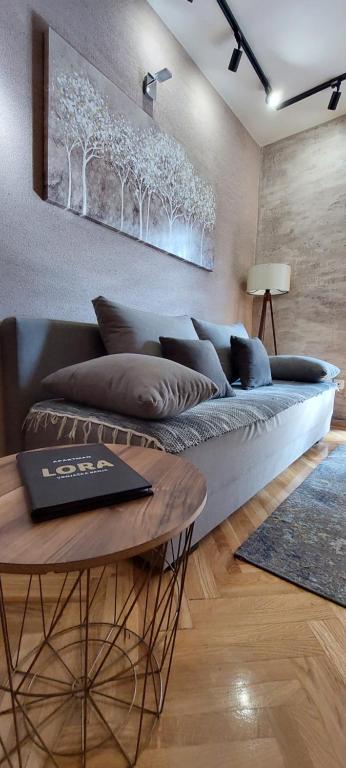 Posezení v ubytování Apartman Lora