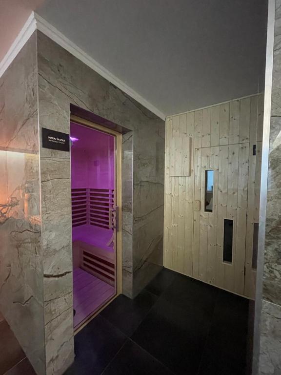 Koupelna v ubytování Hotel Jezero