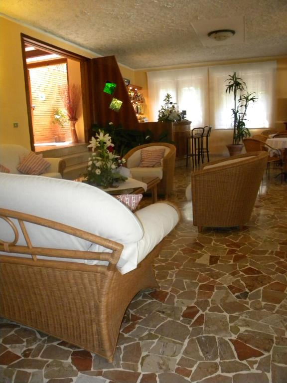 Гостиная зона в Hotel Rosa Del Tirreno