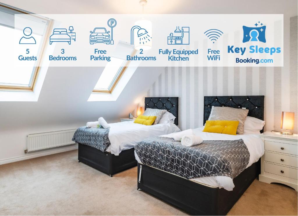 Modern Contractor House & Garden & Free Parking - Housity