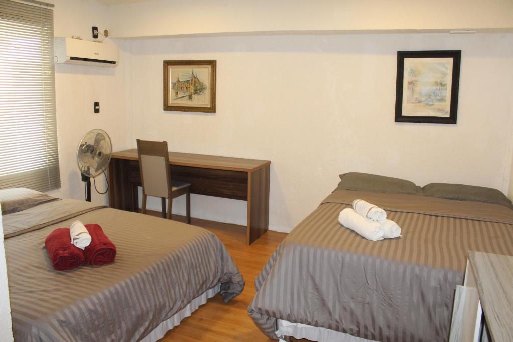 Postel nebo postele na pokoji v ubytování AP 40- Apart OH