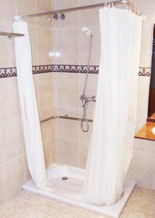 Koupelna v ubytování Hotel Turrull