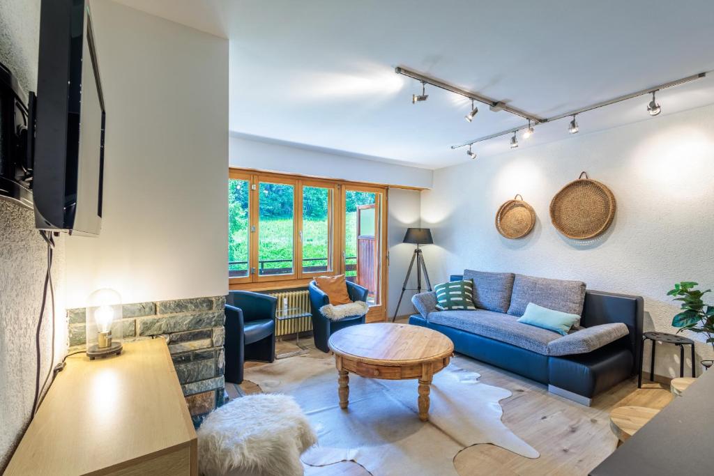 Et opholdsområde på Bietschhorn 48 - 4 pers - piscine