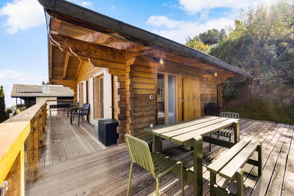 Balkon atau teras di Silverfox - 6 pers - belle vue