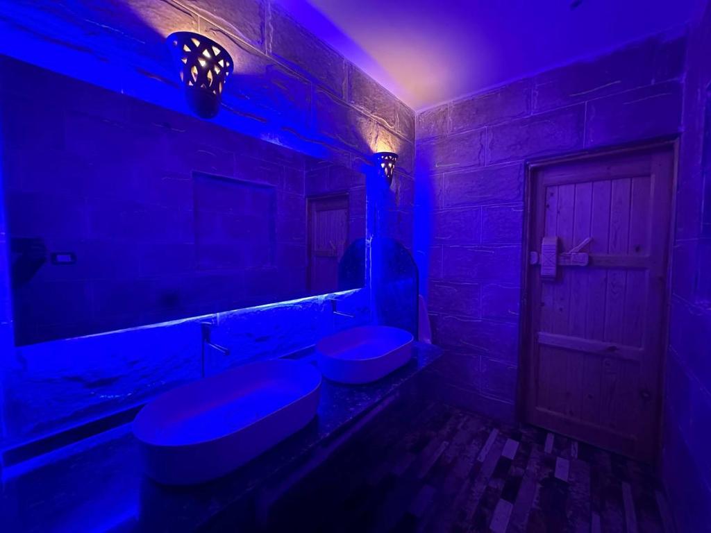 Koupelna v ubytování ACHERTOD Nubian House