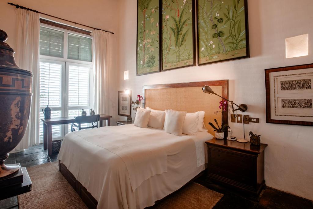 Postel nebo postele na pokoji v ubytování Amarla Boutique Hotel Cartagena