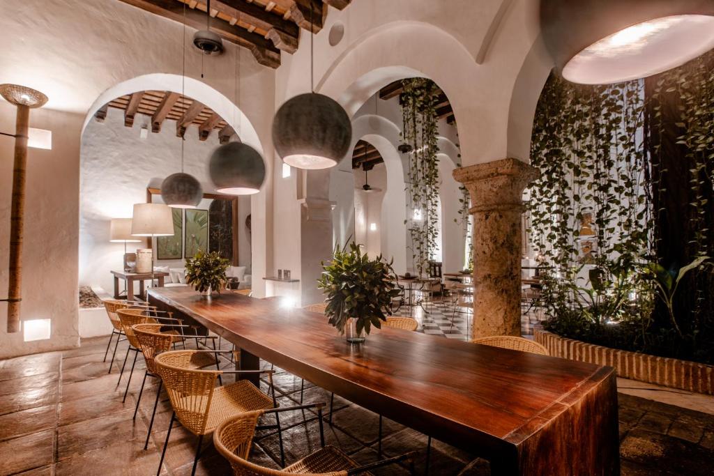 Posezení v ubytování Amarla Boutique Hotel Cartagena