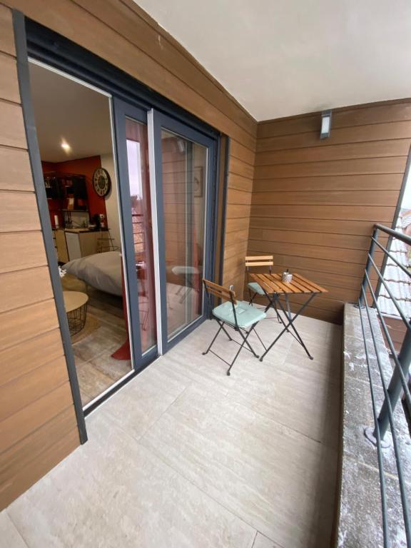 Posezení v ubytování Gîte chez EsTé