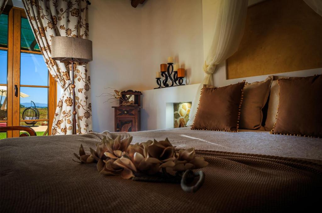 Postel nebo postele na pokoji v ubytování Monte da Boavista
