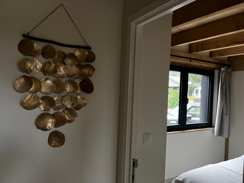 Postel nebo postele na pokoji v ubytování Chalet Hoge Kempen