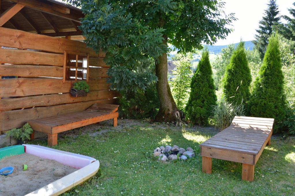Zahrada ubytování Penzion u Laca