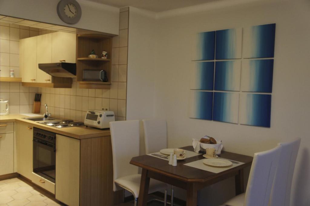 Kuchyňa alebo kuchynka v ubytovaní Appartements Kronig