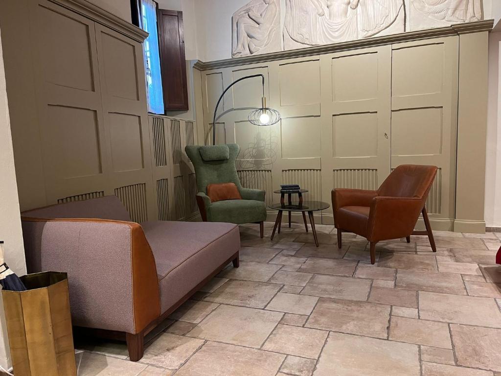 Posezení v ubytování Hotel Nizza