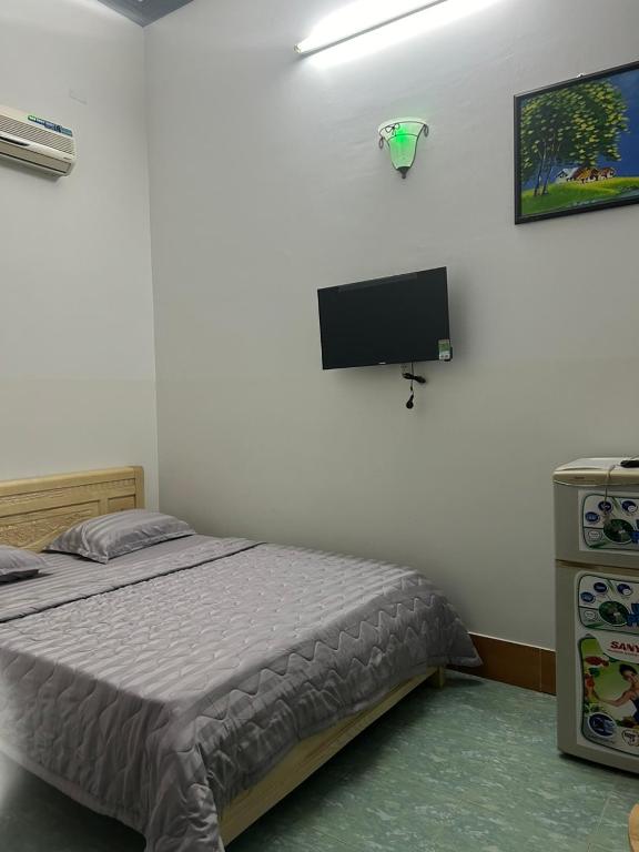TV a/nebo společenská místnost v ubytování Hotel Minh Vy