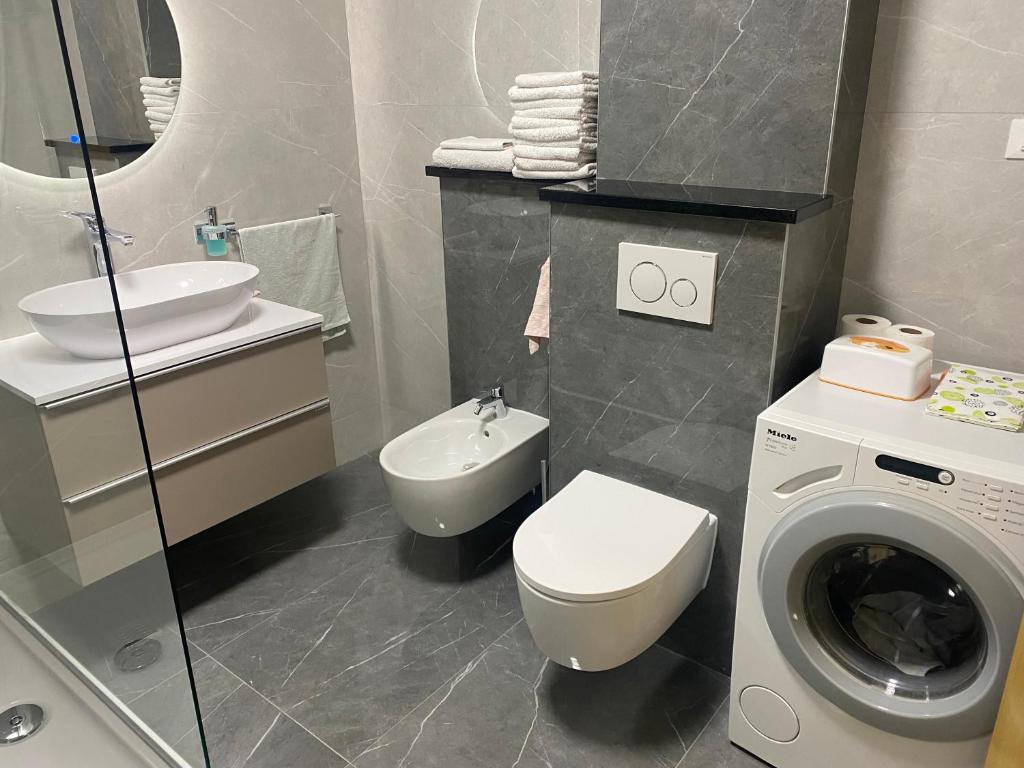 Koupelna v ubytování Apartman "Lara"