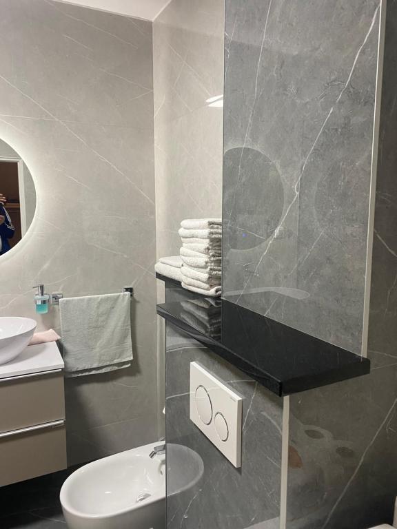 Koupelna v ubytování Apartman "Lara"
