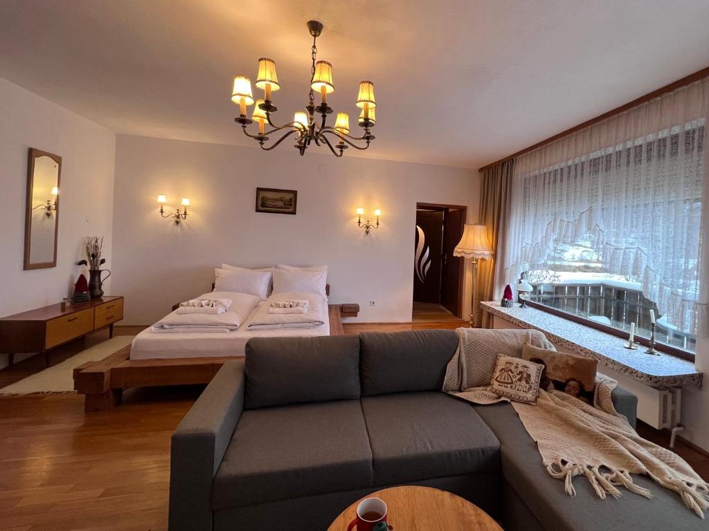 Postel nebo postele na pokoji v ubytování Casa Ema Austria