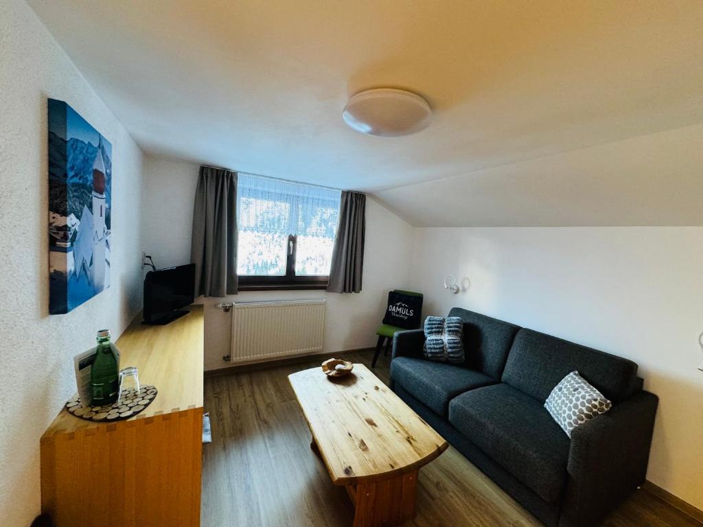 TV a/nebo společenská místnost v ubytování Hotel Garni Enzian