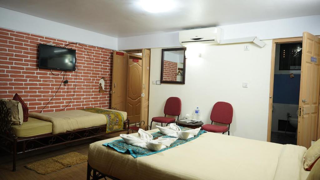 Posezení v ubytování Cosy Hotel