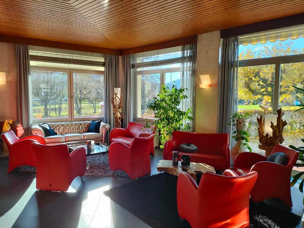 Posezení v ubytování Hôtel La Réserve