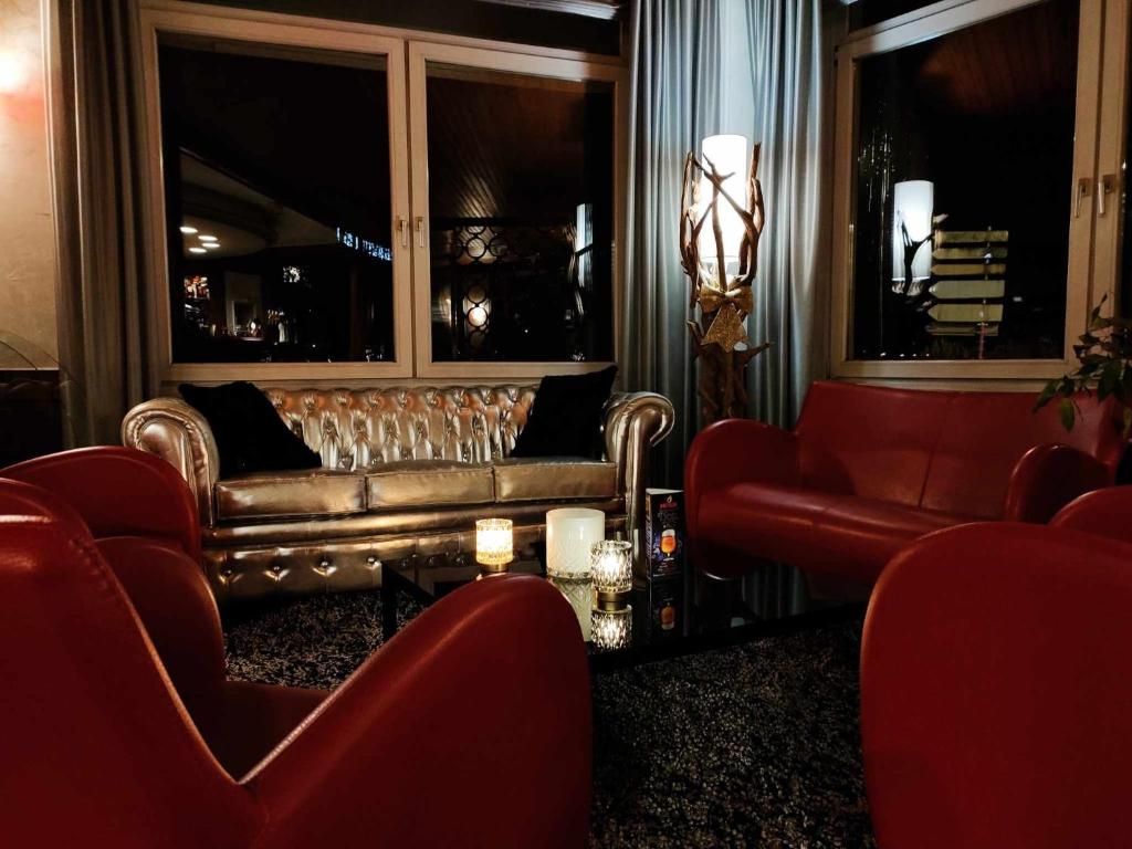 Posezení v ubytování Hôtel La Réserve