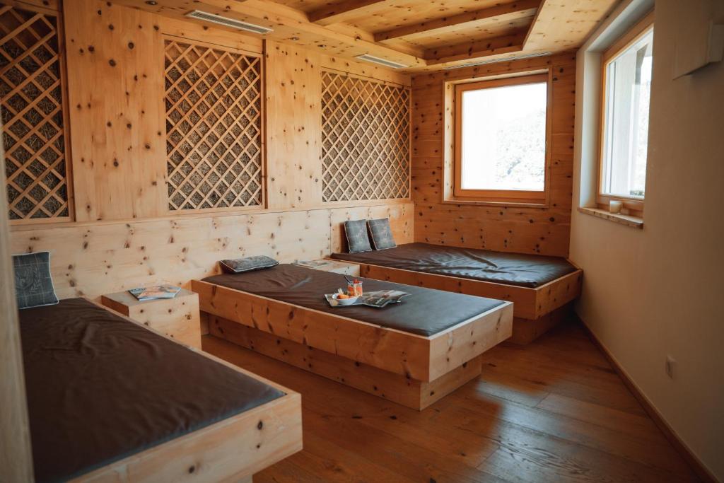 Postel nebo postele na pokoji v ubytování Hotel Sonnenhof