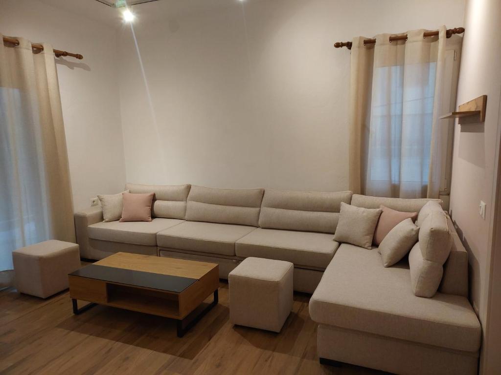 Posezení v ubytování Chronos Villa Golem, Durrës