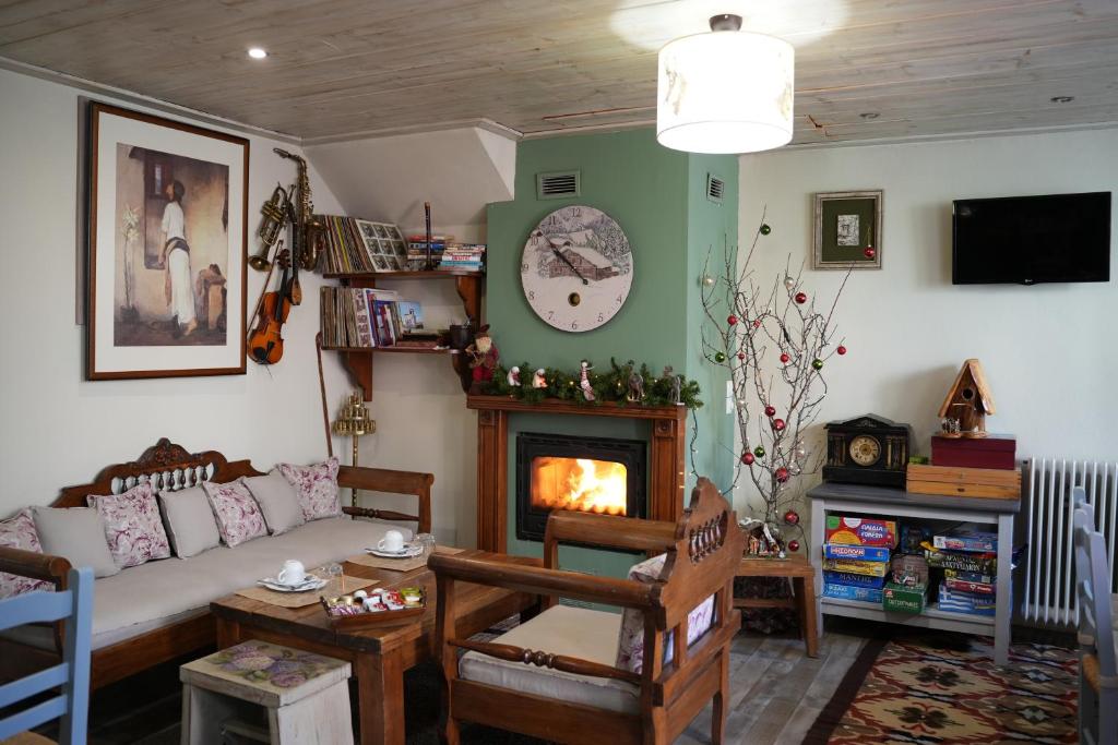 Posezení v ubytování Guesthouse Doma est 1991