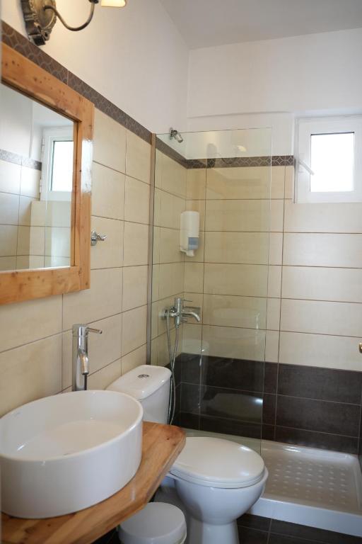 Koupelna v ubytování Guesthouse Doma est 1991