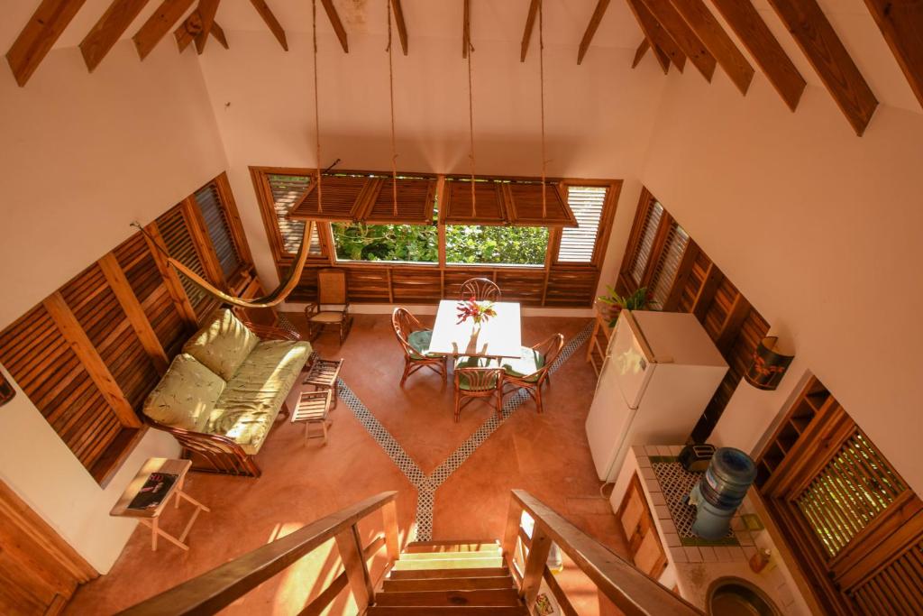 Zona de estar de Clave Verde Ecolodge
