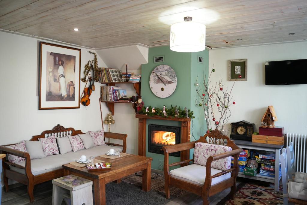 Posezení v ubytování Guesthouse Doma est 1991