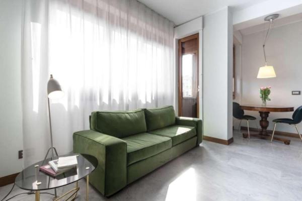 אזור ישיבה ב-Silenzioso Appartamento Repubblica Home