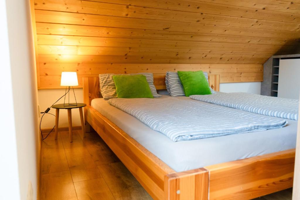 Postel nebo postele na pokoji v ubytování Apartmány Bobrík