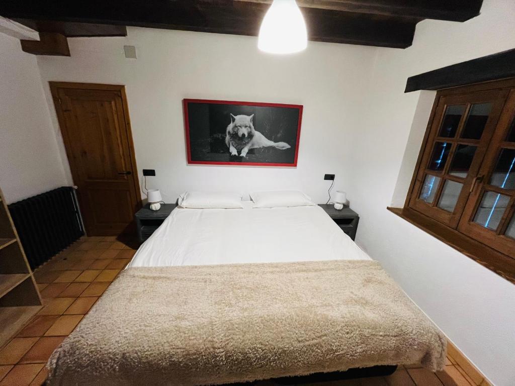 Postel nebo postele na pokoji v ubytování Cabanya les Moreres