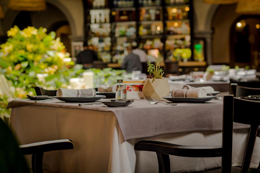 Nápoje v ubytování Hotel Boutique Hacienda Guadalupe