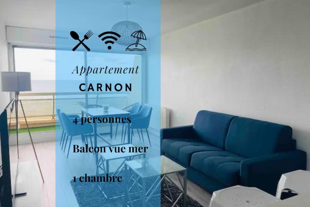Posezení v ubytování 029- Appart 1 chambre, vue sur Mer, 1ère ligne *