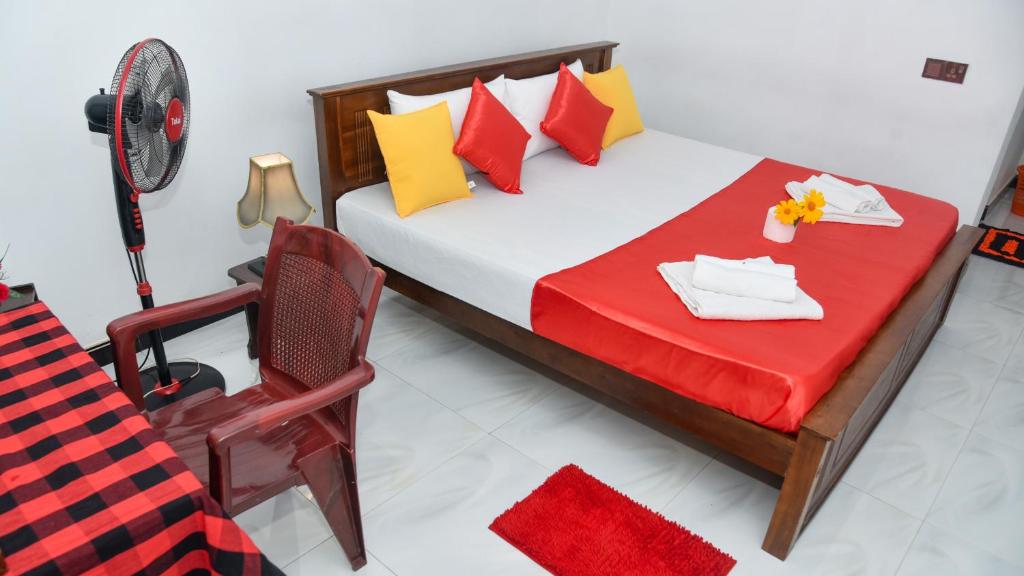 Postel nebo postele na pokoji v ubytování Prem Nadee Homestay