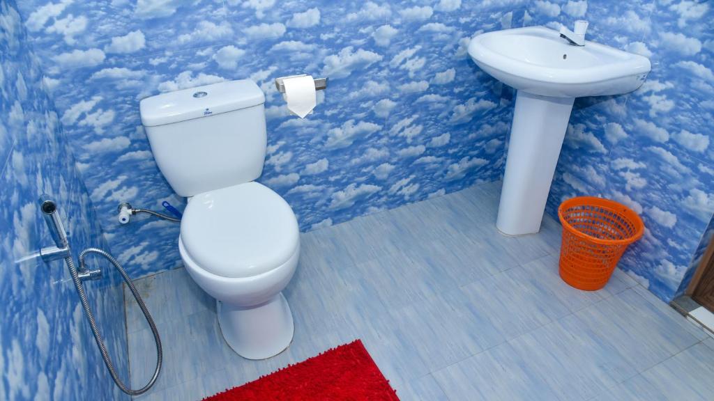 Koupelna v ubytování Prem Nadee Homestay