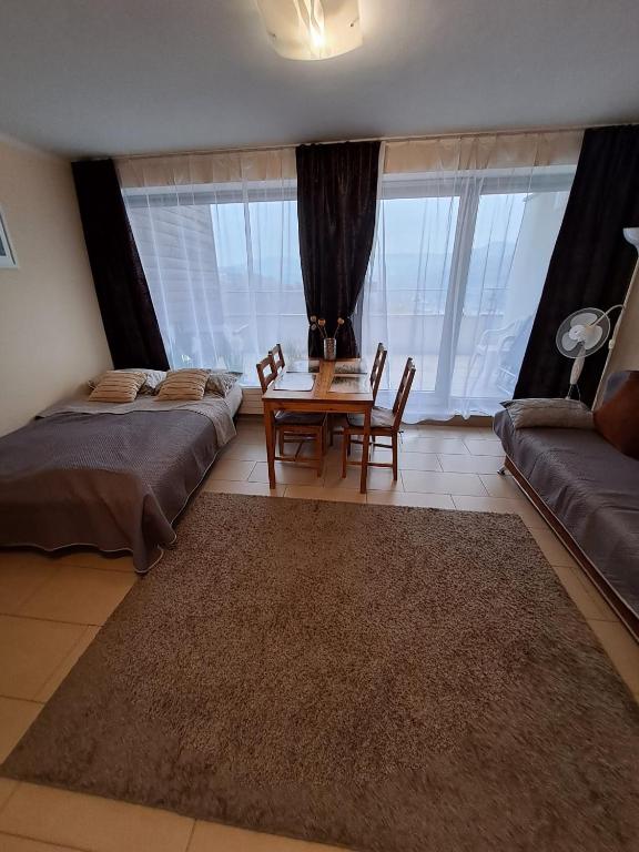 Katil atau katil-katil dalam bilik di Apartament Wisła Bukowa