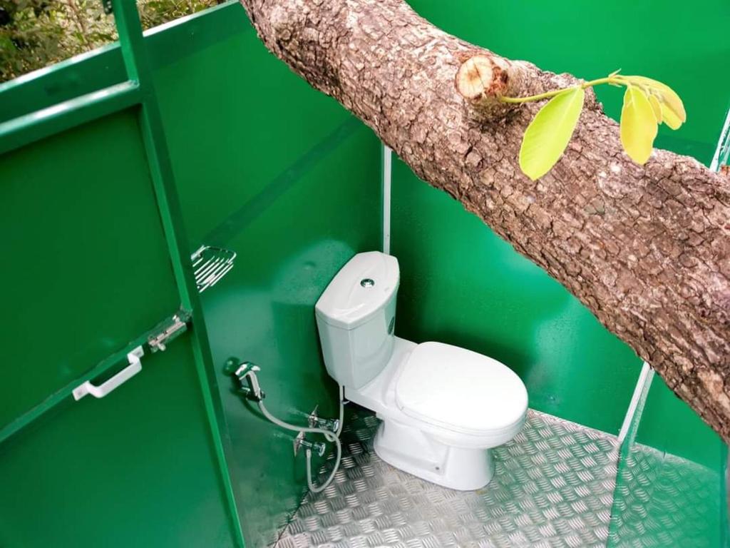 Koupelna v ubytování Wildescape Polonnaruwa