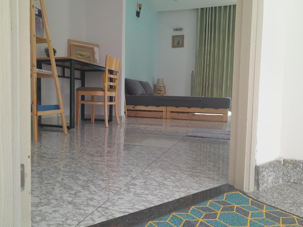 Posezení v ubytování QV Home