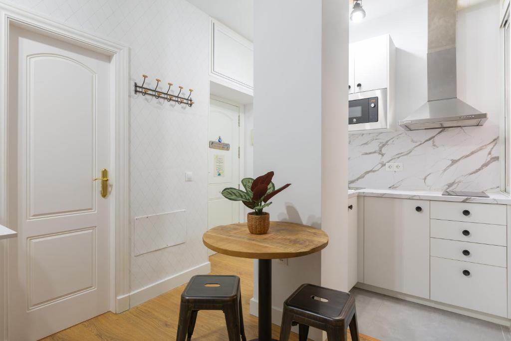 A kitchen or kitchenette at Casa Armonía