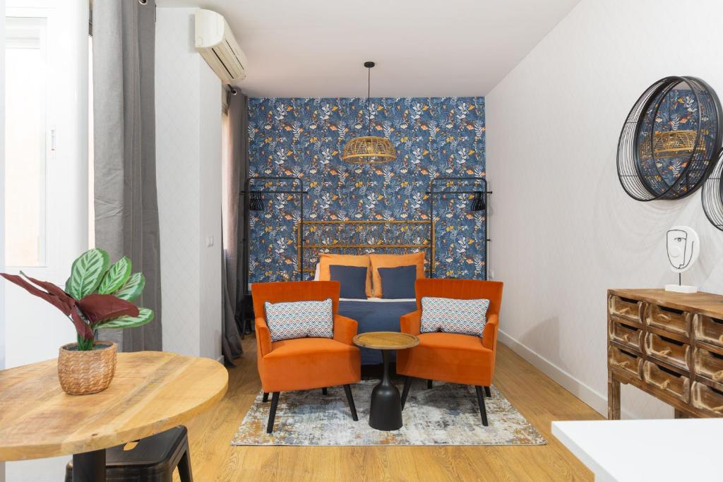 A seating area at Casa Armonía