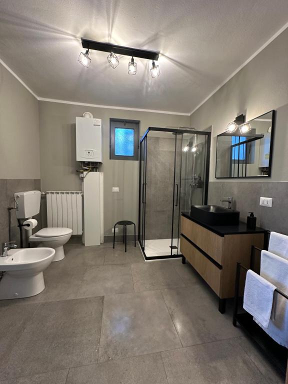 Koupelna v ubytování B&B Orchidea Bianca